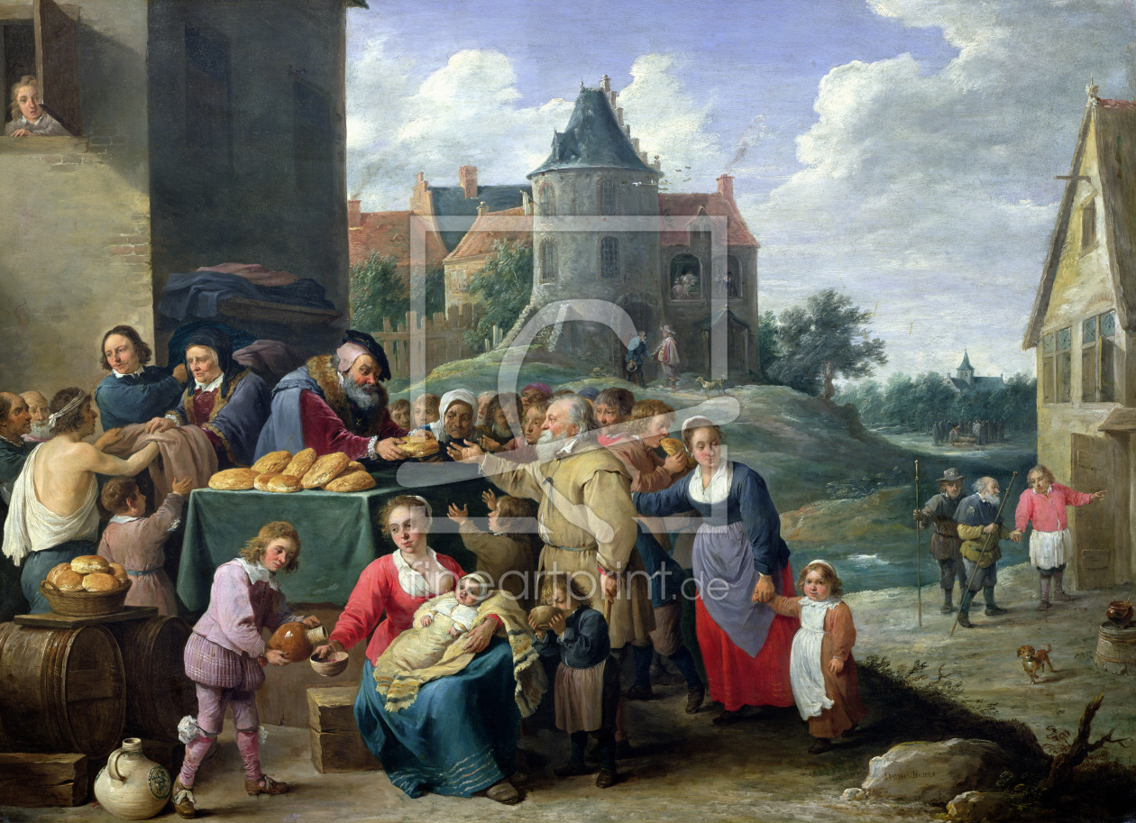 Bild-Nr.: 31002118 The Seven Acts of Mercy erstellt von Teniers, David the Younger