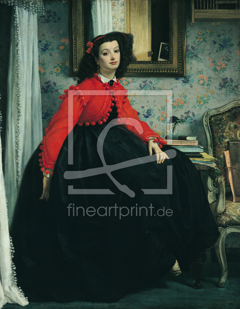 Bild-Nr.: 31002162 Portrait of Mlle. L.L. 1864 erstellt von Tissot, James Jacques Joseph