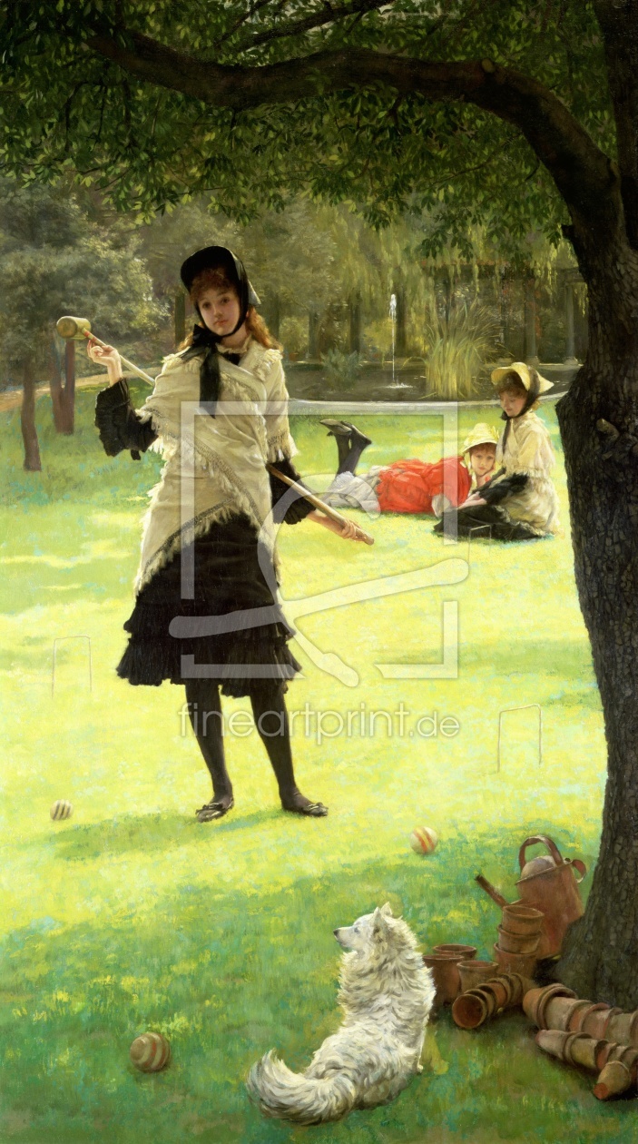 Bild-Nr.: 31002166 Croquet, c.1878 erstellt von Tissot, James Jacques Joseph