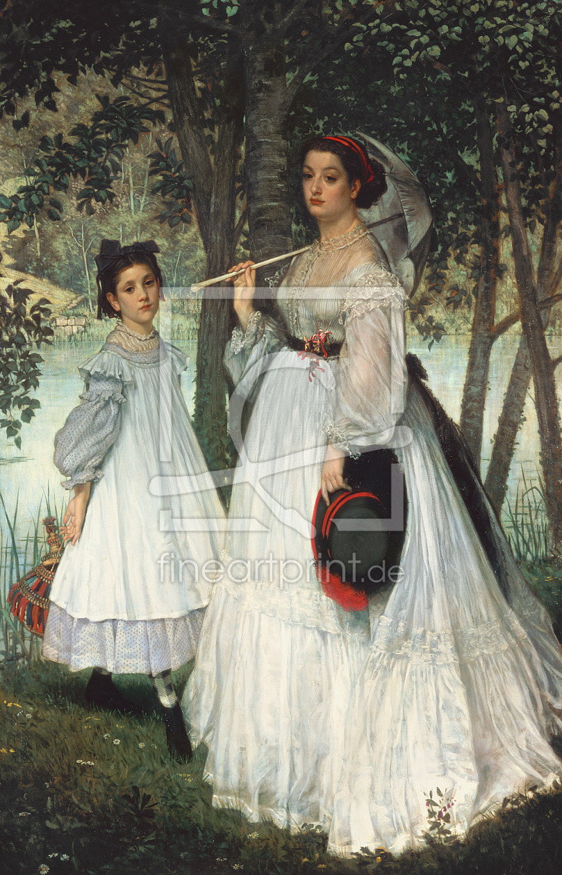 Bild-Nr.: 31002170 The Two Sisters: Portrait, 1863 erstellt von Tissot, James Jacques Joseph