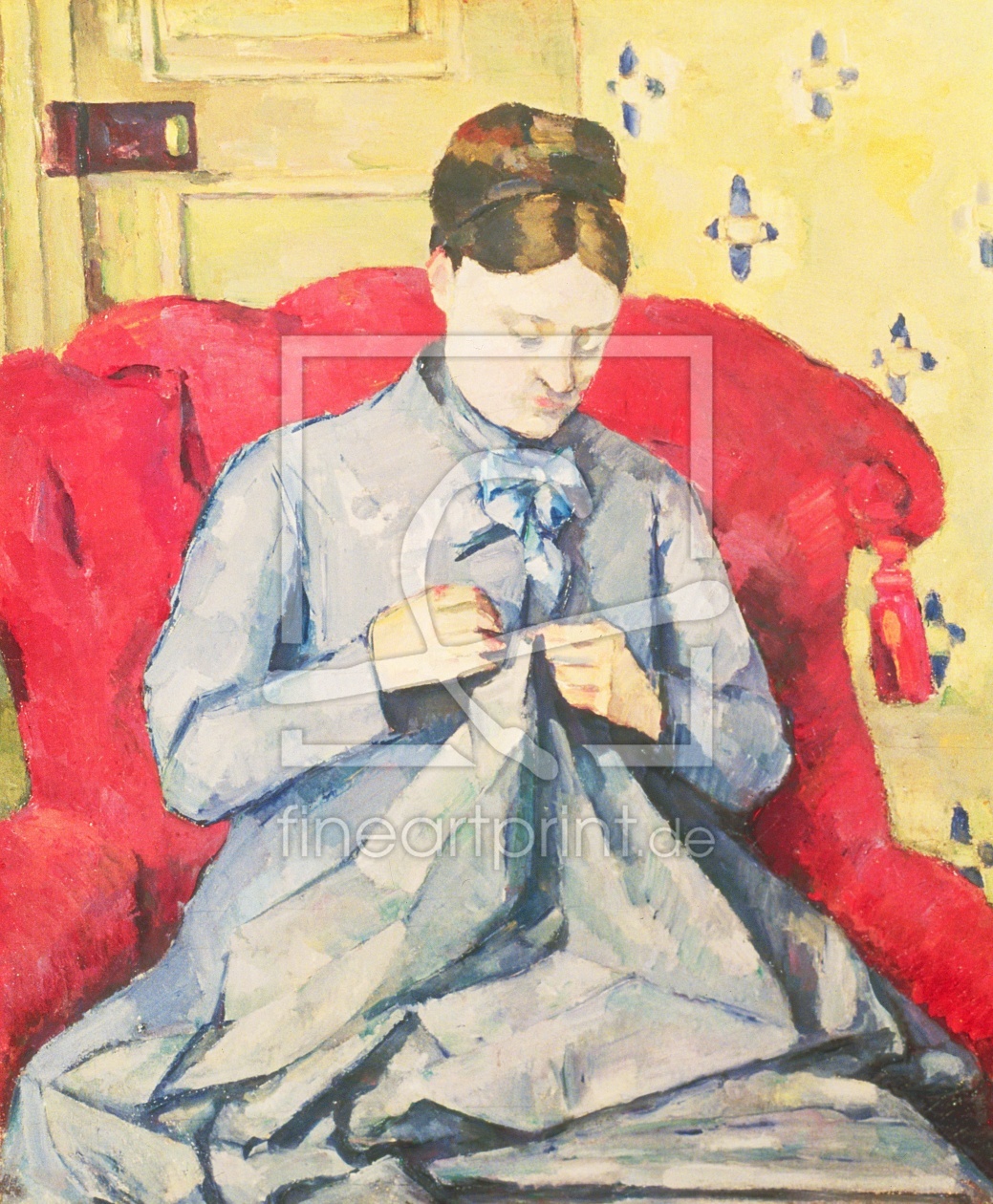 Bild-Nr.: 31002178 Madame Cezanne sewing erstellt von Cezanne, Paul