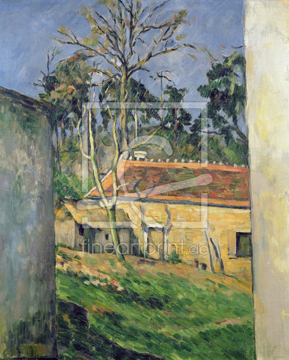 Bild-Nr.: 31002181 Farmyard at Auvers, c.1879-80 erstellt von Cezanne, Paul