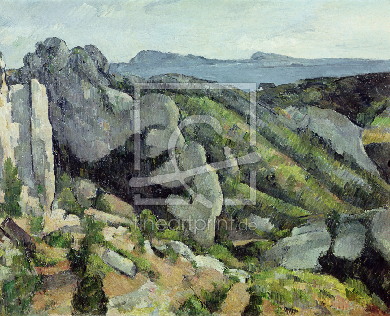 Bild-Nr.: 31002204 Rocks at L'Estaque, 1879-82 erstellt von Cezanne, Paul