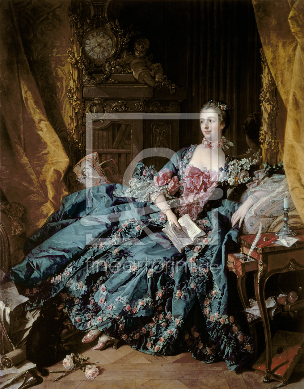 Bild-Nr.: 31002270 Madame de Pompadour, 1756 erstellt von Boucher, Francois