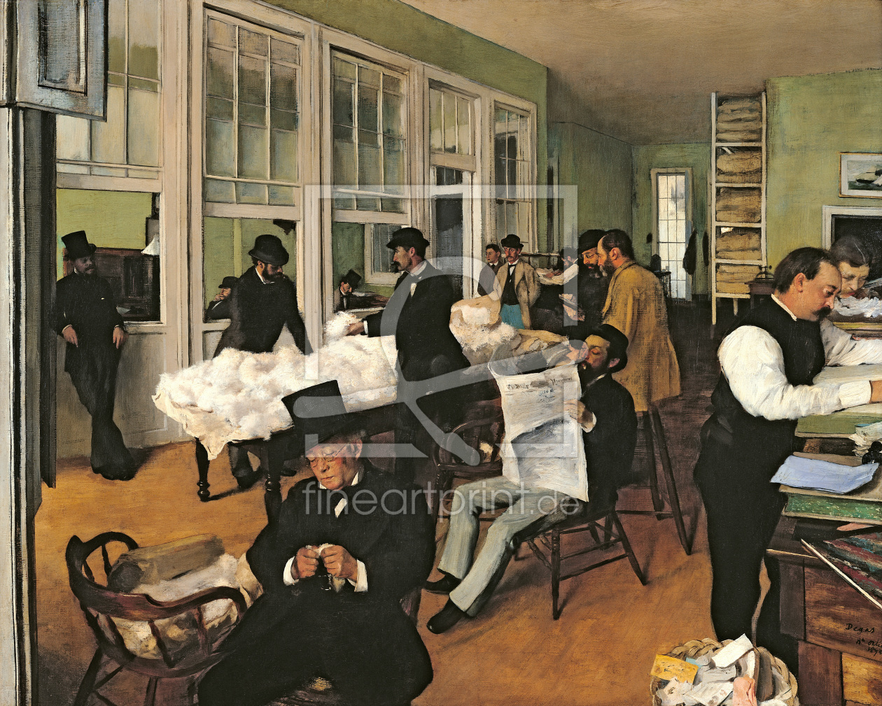 Bild-Nr.: 31002399 The Cotton Exchange, New Orleans, 1873 erstellt von Degas, Edgar