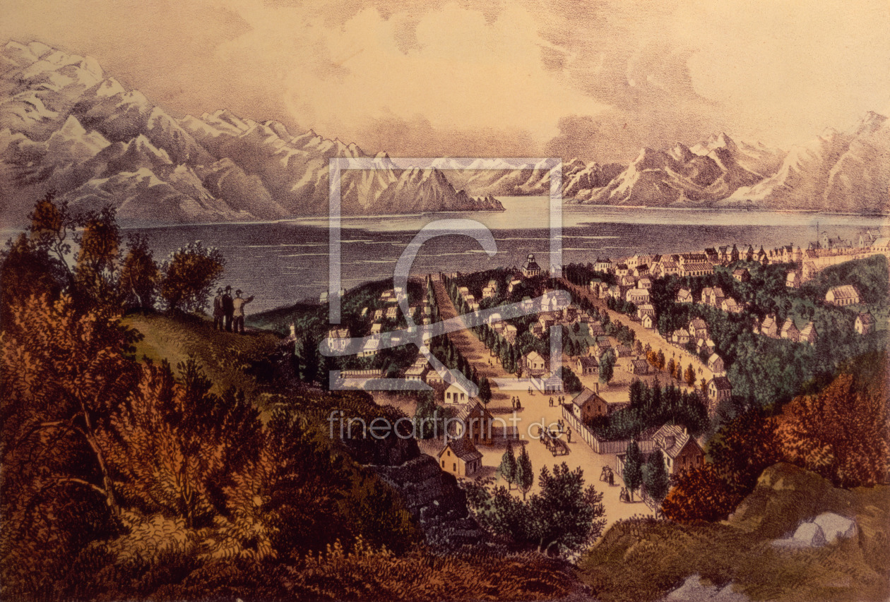 Bild-Nr.: 31002440 Great Salt Lake, Utah erstellt von Currier, Nathaniel and Ives, J.M.