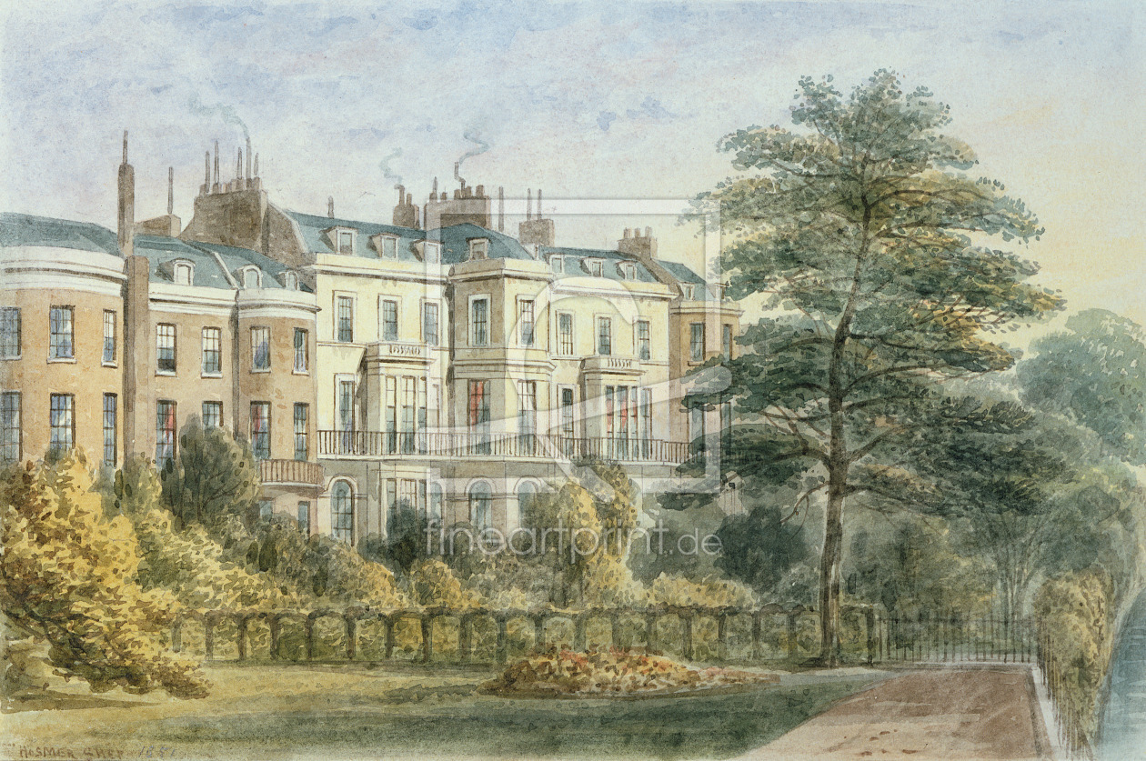 Bild-Nr.: 31002469 East front of Sir Robert Peel's House in Privy Garden 1851 erstellt von Shepherd, Thomas Hosmer