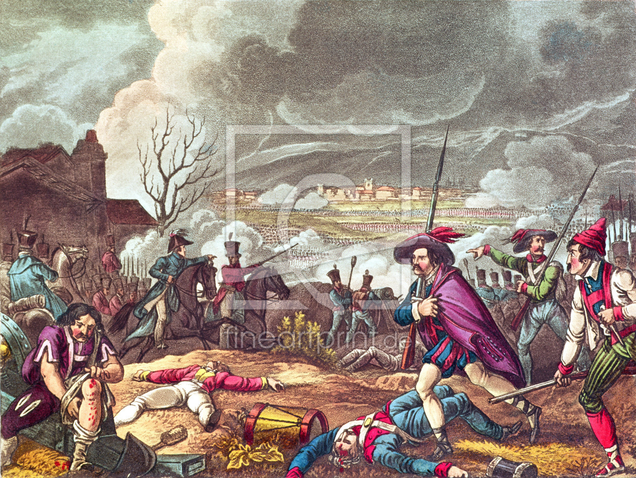 Bild-Nr.: 31002492 The Battle of Toulouse, 10th April 1814, engraved by J.C.Stadler erstellt von Heath, William