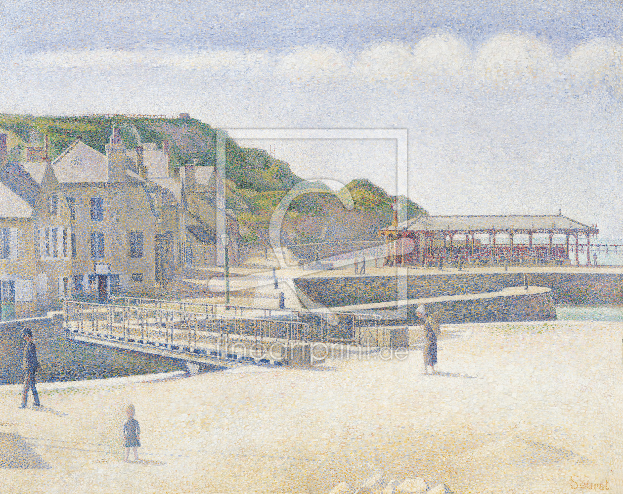 Bild-Nr.: 31002513 The Harbour and the Quays at Port-en-Bessin, 1888 erstellt von Seurat, Georges Pierre
