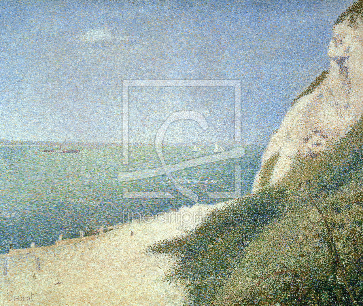 Bild-Nr.: 31002514 Beach at Bas Butin, Honfleur, 1886 erstellt von Seurat, Georges Pierre