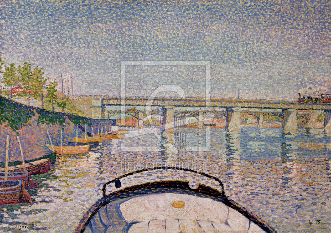 Bild-Nr.: 31002532 The Bridge at Asnieres, 1888 erstellt von Signac, Paul