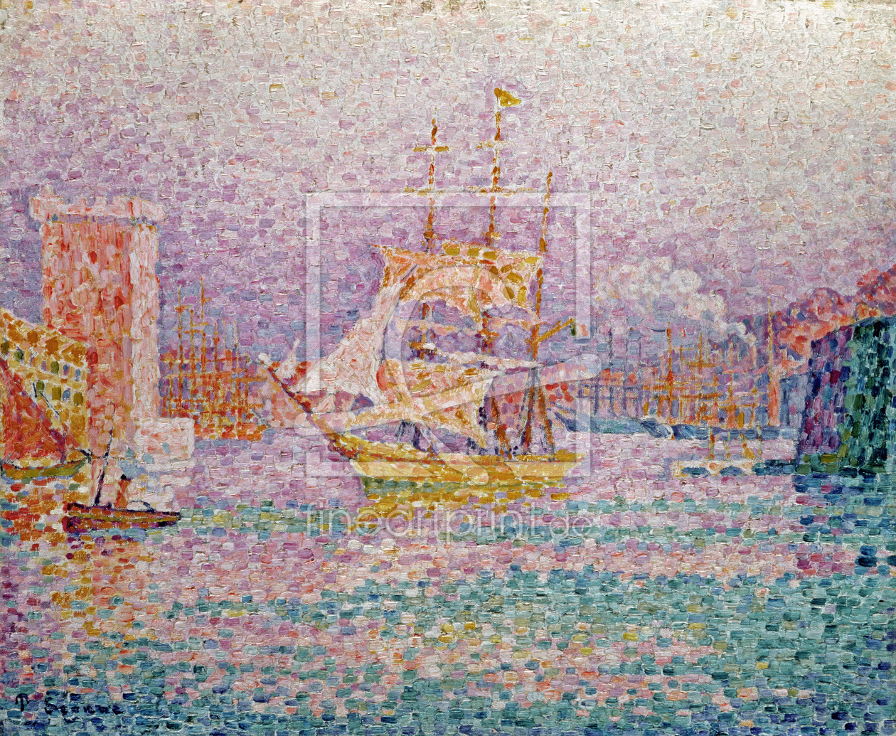 Bild-Nr.: 31002541 Harbour at Marseilles, c.1906 erstellt von Signac, Paul