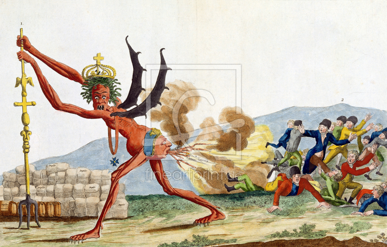 Bild-Nr.: 31002550 Caricature of the English Government, 1793 erstellt von David, Jacques Louis