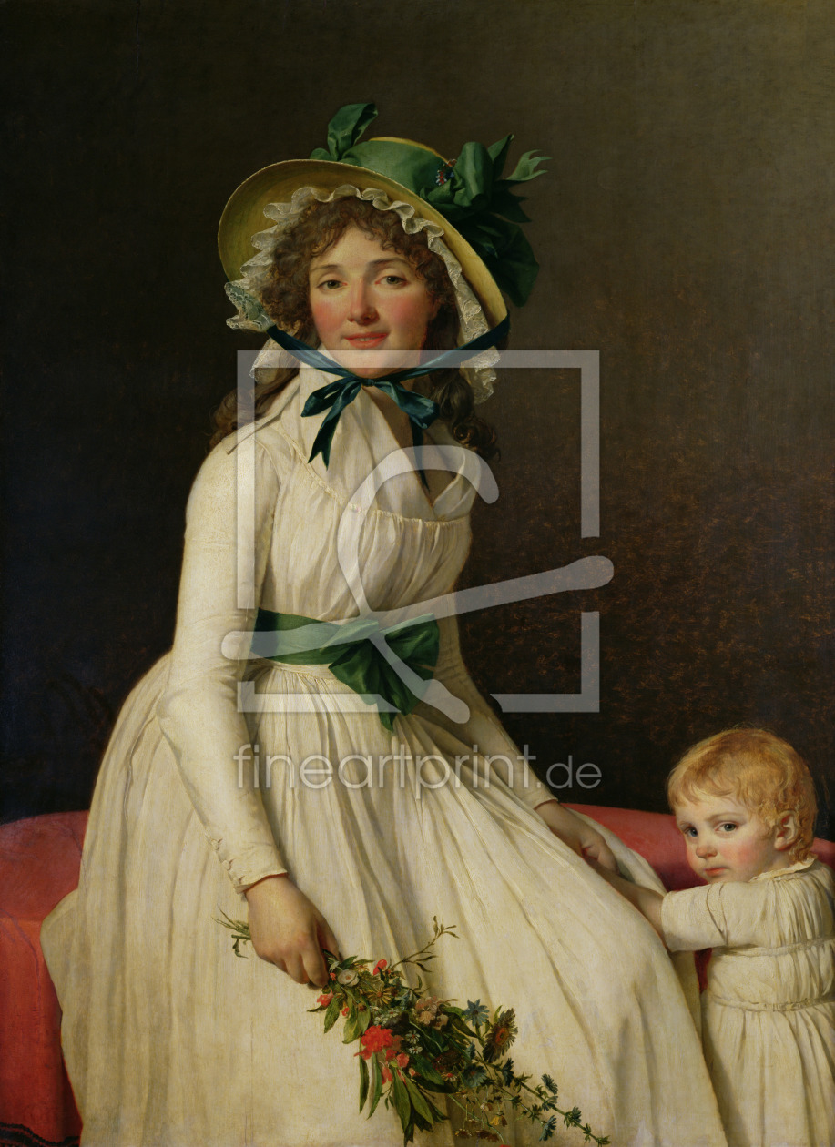 Bild-Nr.: 31002551 Madame Pierre Seriziat with her Son, Emile 1795 erstellt von David, Jacques Louis