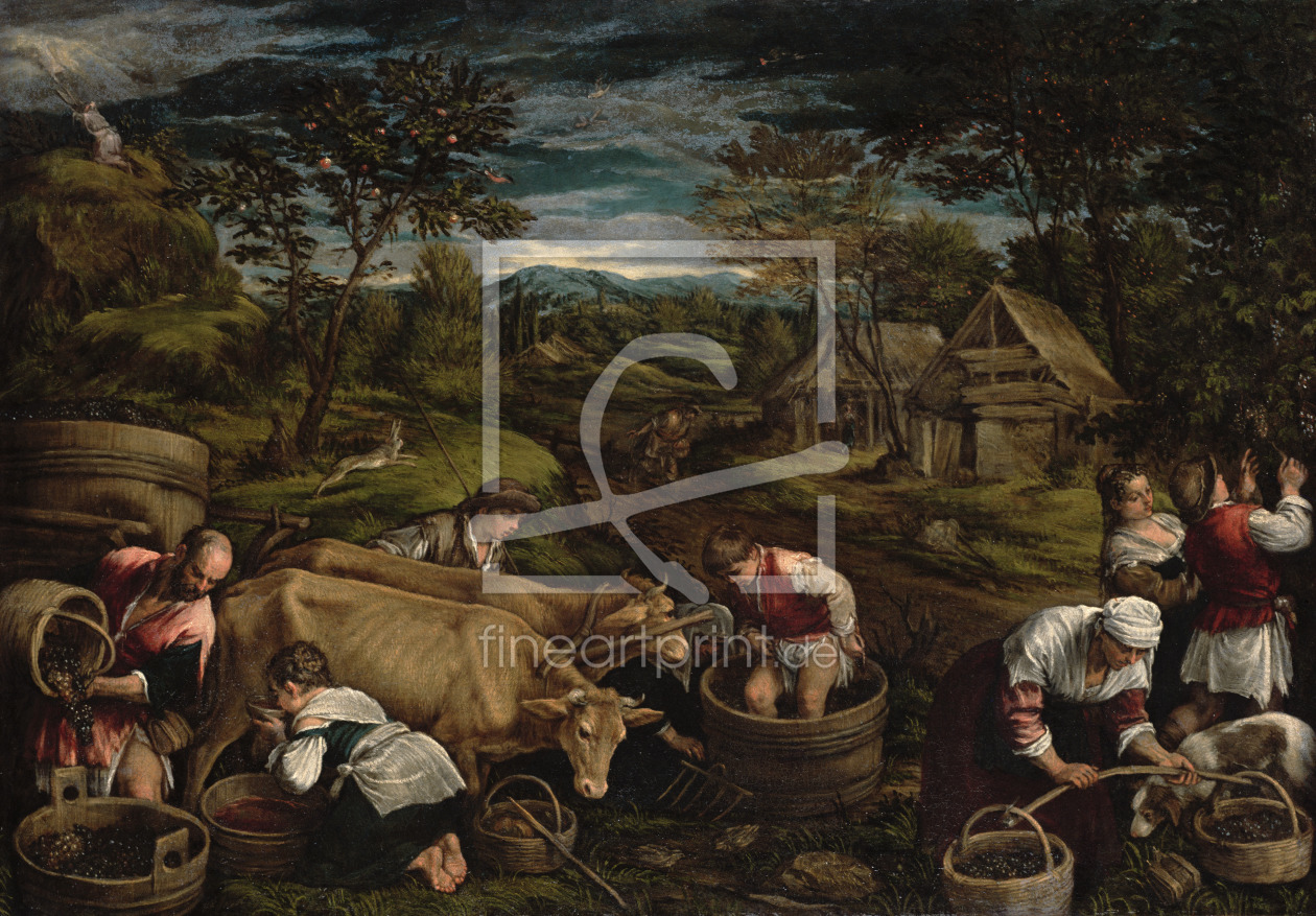 Bild-Nr.: 31002556 Harvest, , 1576 erstellt von Bassano, Jacopo (Jacopo da Ponte)