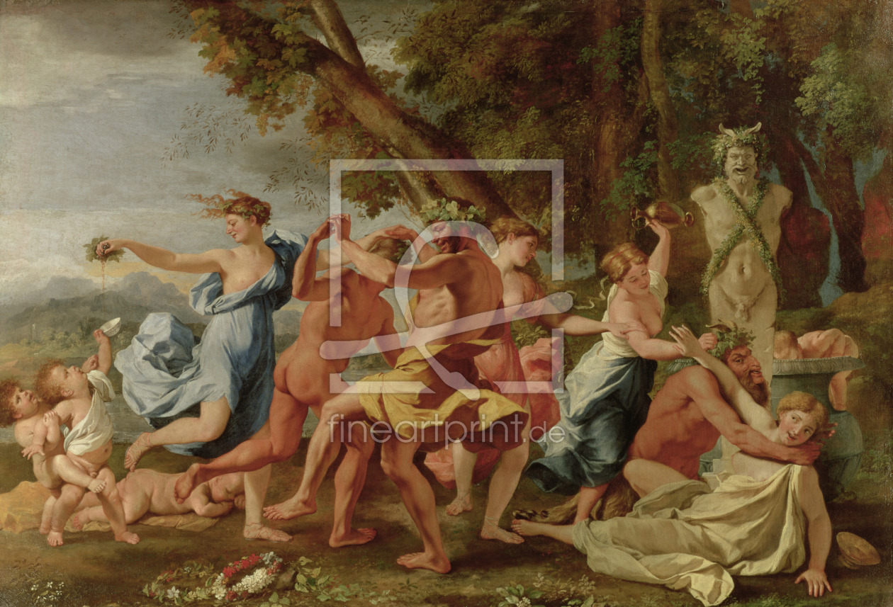 Bild-Nr.: 31002560 Bacchanal before a Herm, c.1634 erstellt von Poussin, Nicolas