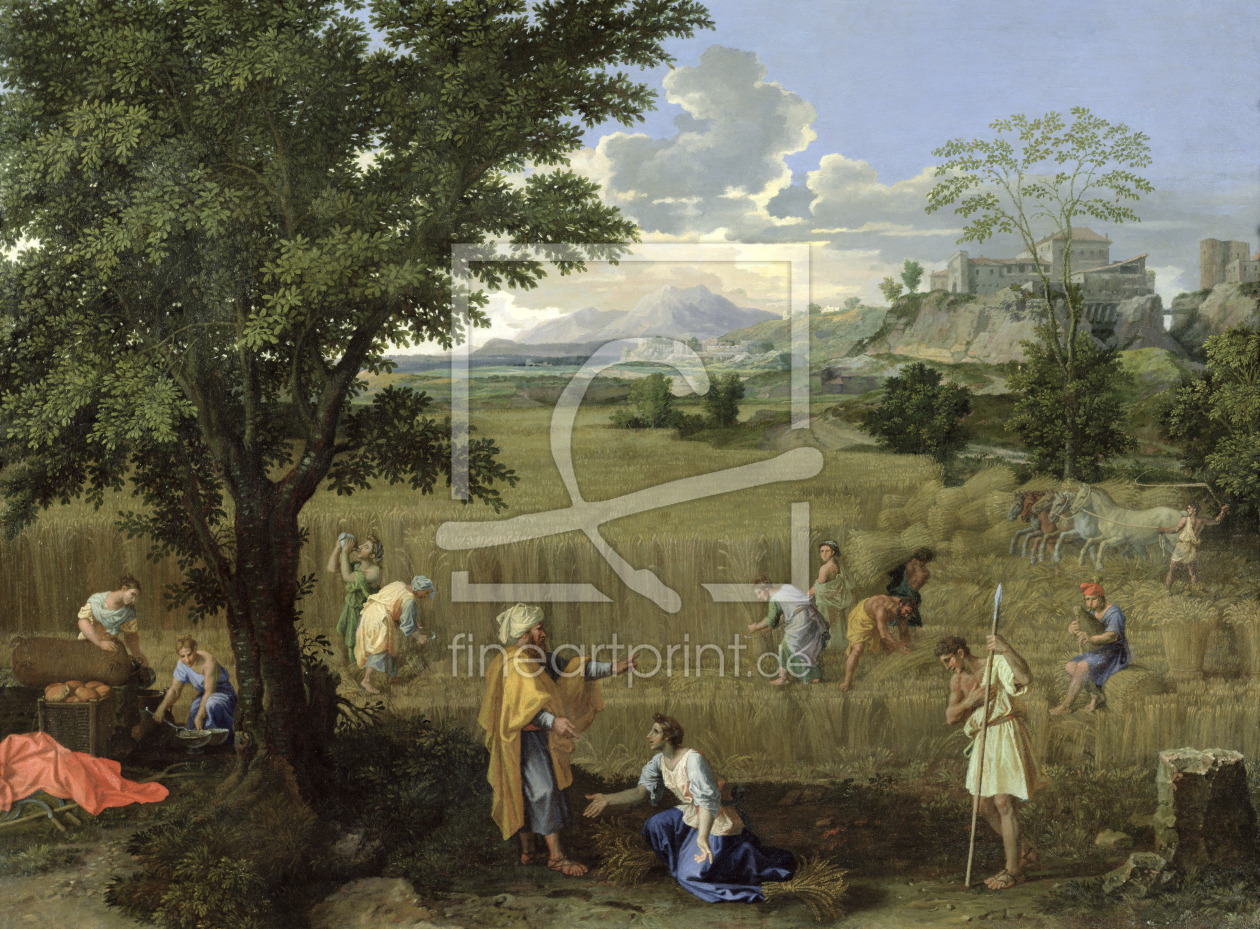 Bild-Nr.: 31002561 Summer, or Ruth and Boaz, 1660-64 erstellt von Poussin, Nicolas