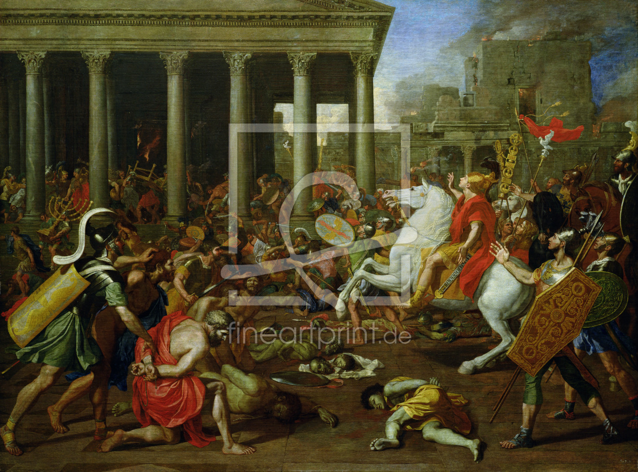 Bild-Nr.: 31002562 The Destruction of the Temples in Jerusalem by Titus, c.1638/39 erstellt von Poussin, Nicolas