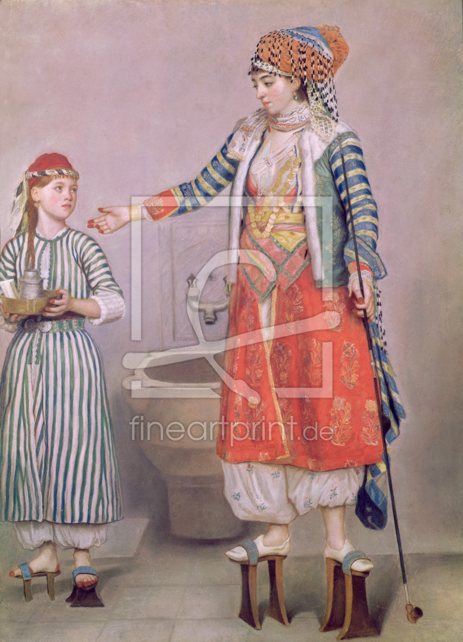 Bild-Nr.: 31002567 Turkish Woman with her Servant erstellt von Liotard, Jean-Etienne