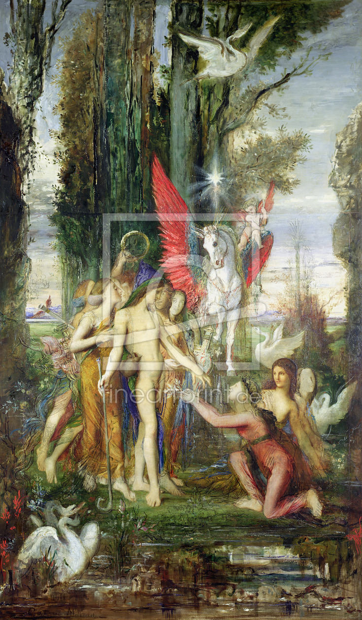 Bild-Nr.: 31002576 Hesiod and the Muses erstellt von Moreau, Gustave