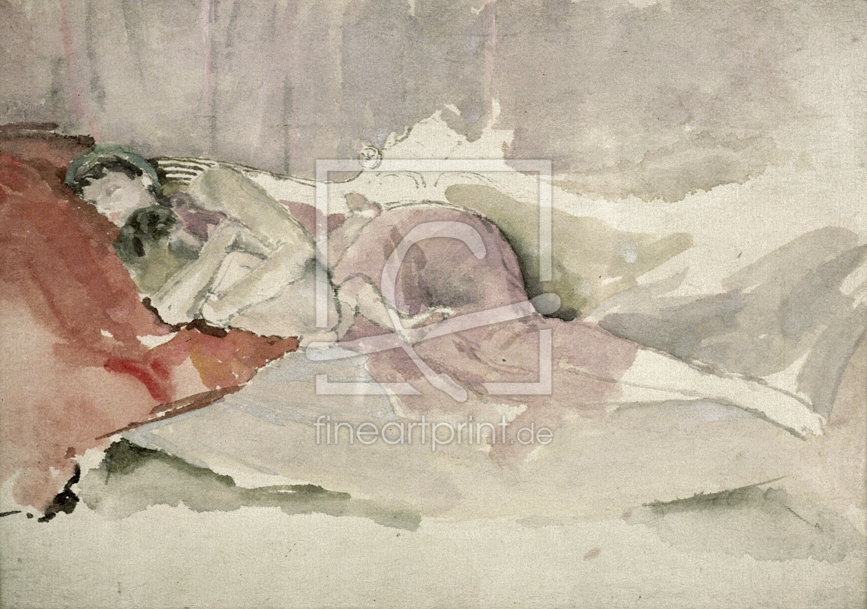 Bild-Nr.: 31002586 Mother and Child on a Couch erstellt von Whistler, James Abbott McNeill