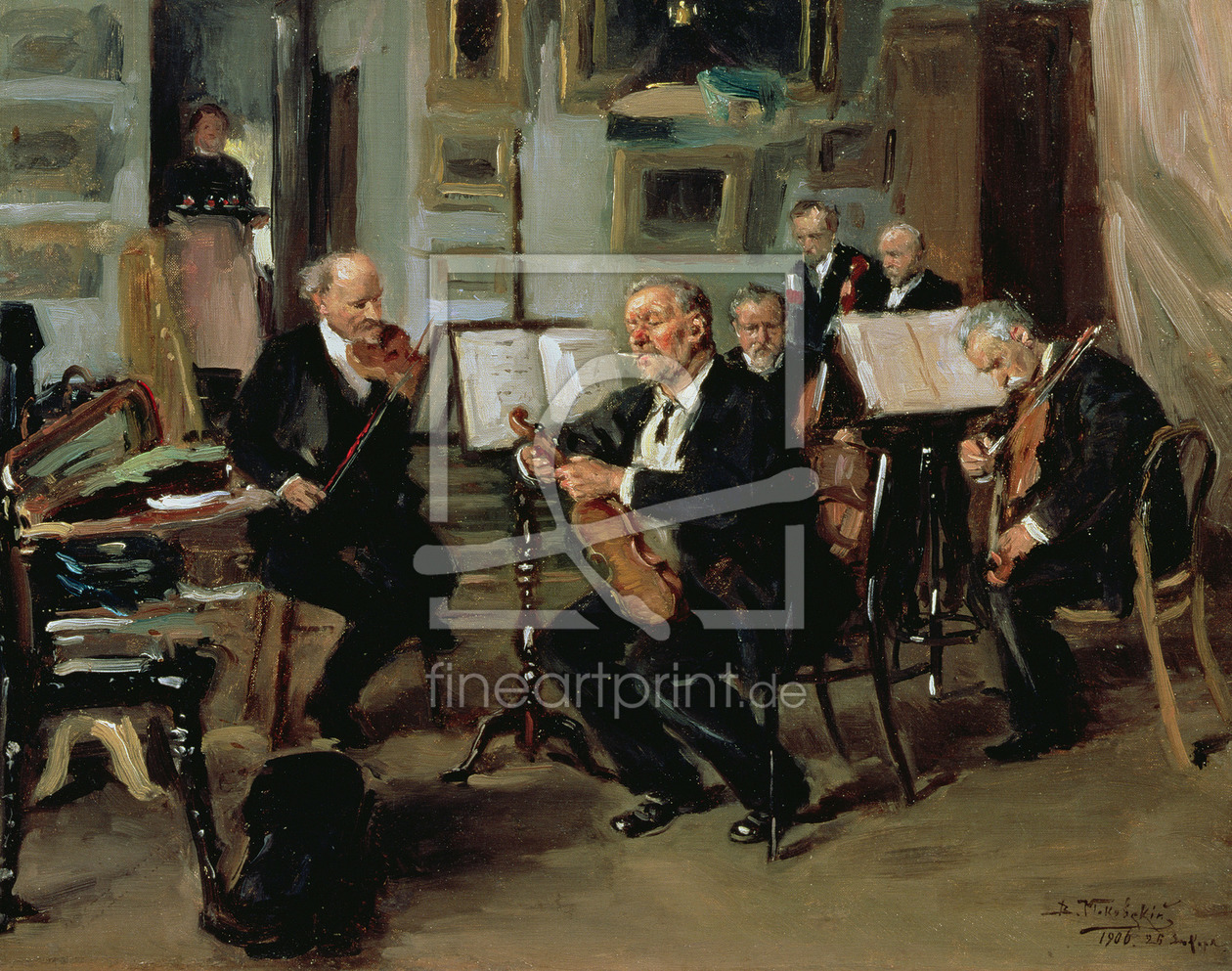 Bild-Nr.: 31002590 Musical Evening, 1906 erstellt von Makovsky, Vladimir Egorovic