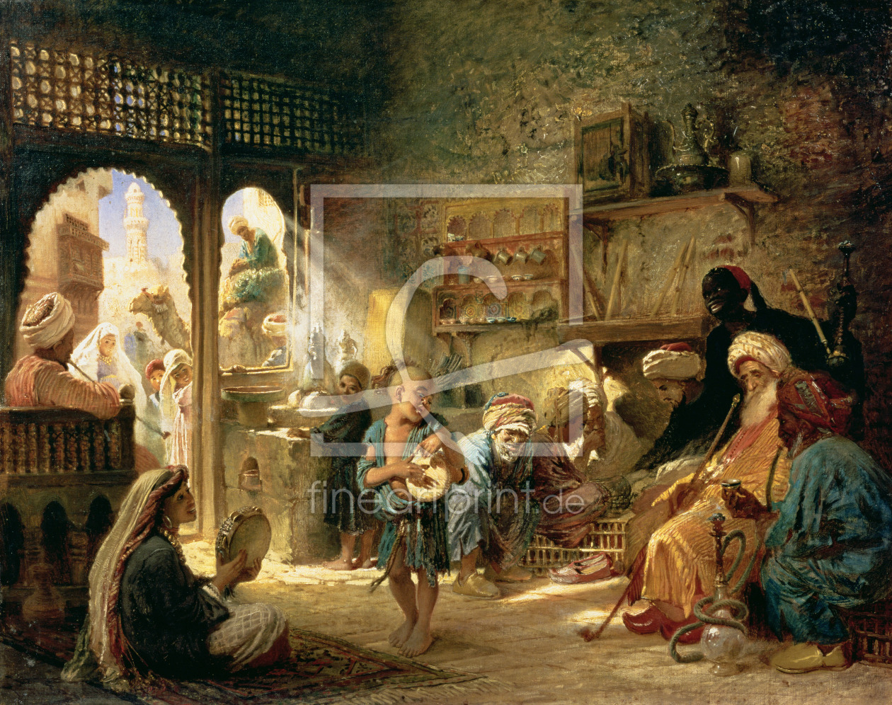 Bild-Nr.: 31002594 Coffee House in Cairo, 1870s erstellt von Makovsky, Konstantin Egorovich
