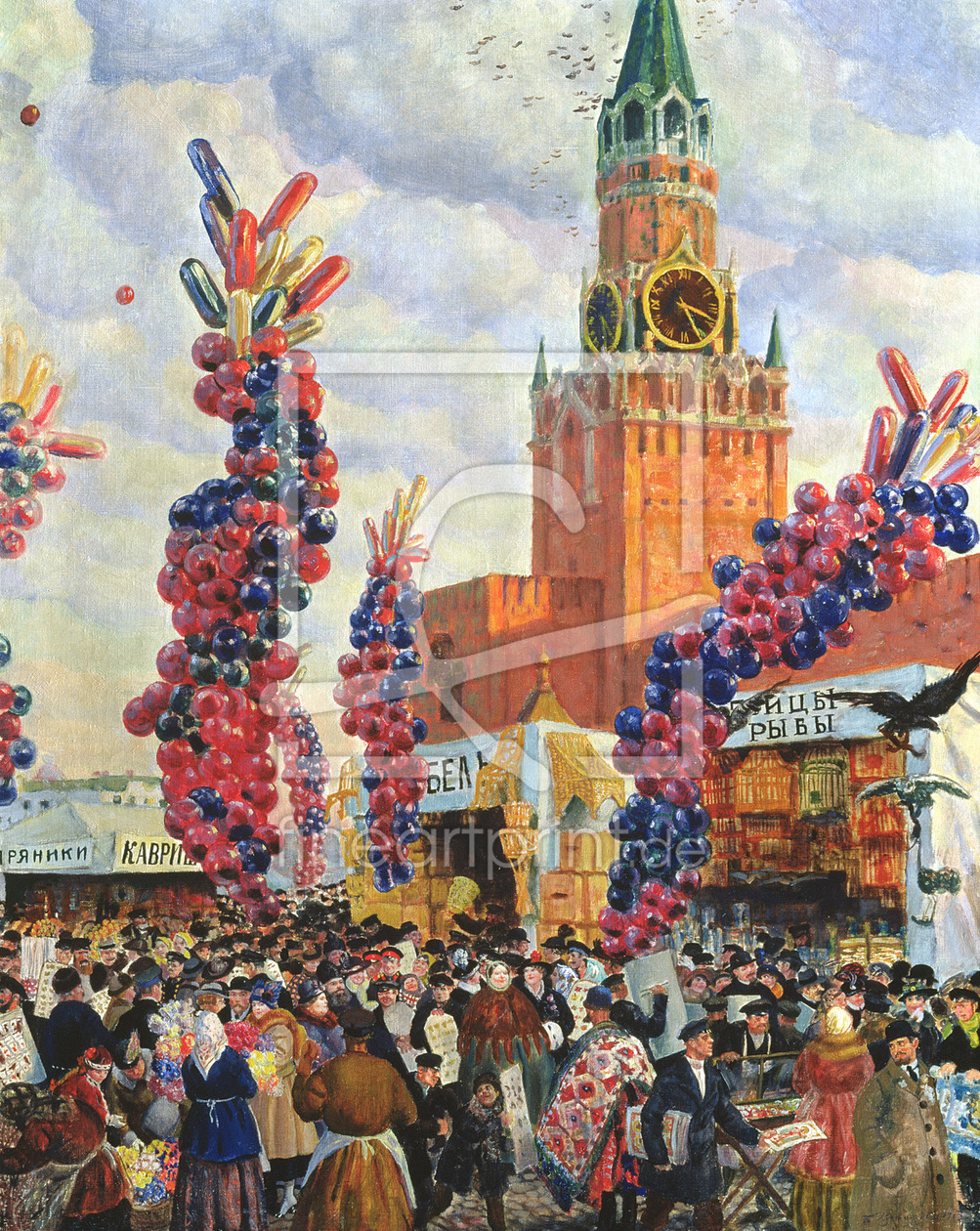 Bild-Nr.: 31002598 Easter Market at the Moscow Kremlin, 1917 erstellt von Kustodiev, Boris Mihajlovic