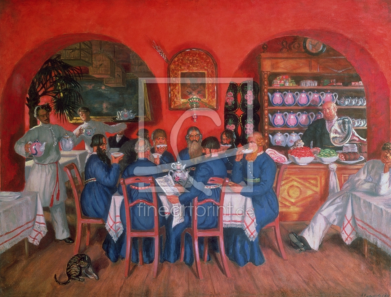 Bild-Nr.: 31002599 Moscow Cafe, 1916 erstellt von Kustodiev, Boris Mihajlovic