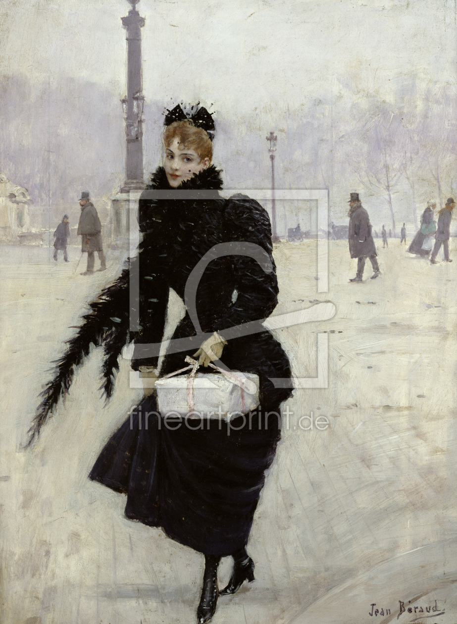 Bild-Nr.: 31002641 Parisian woman in the Place de la Concorde, c.1890 erstellt von Beraud, Jean