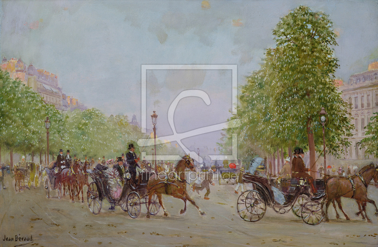 Bild-Nr.: 31002650 The Promenade on the Champs-Elysees erstellt von Beraud, Jean