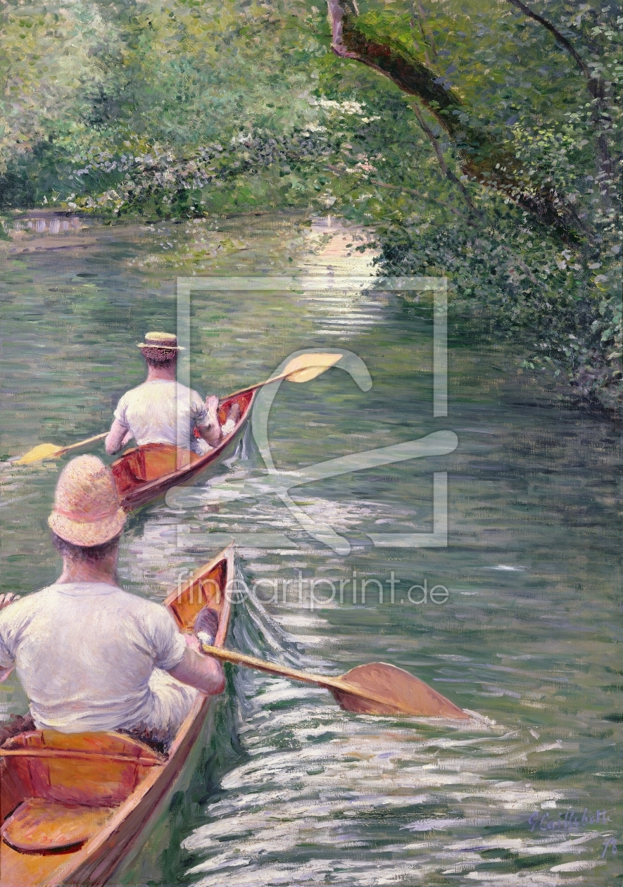 Bild-Nr.: 31002657 The Canoes, 1878 erstellt von Caillebotte, Gustave