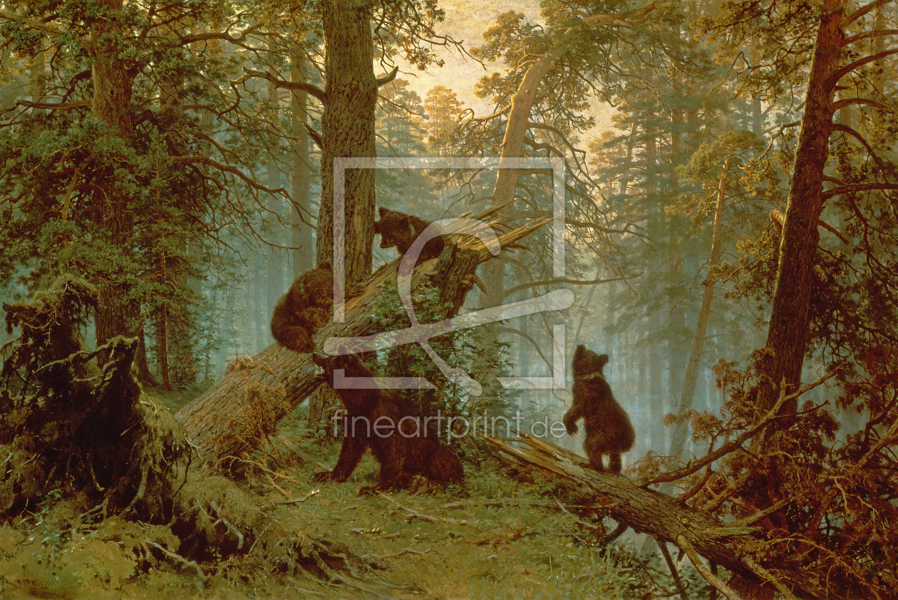 Bild-Nr.: 31002666 Morning in a Pine Forest, 1889 erstellt von Shishkin, Ivan Ivanovich