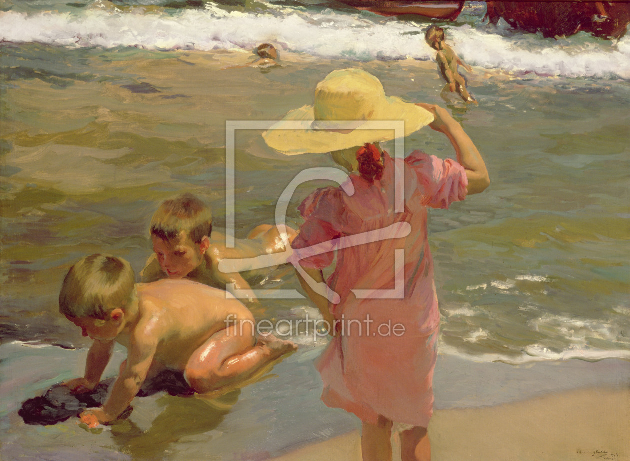 Bild-Nr.: 31002688 Children on the seashore, 1903 erstellt von Sorolla y Bastida, Joaquin