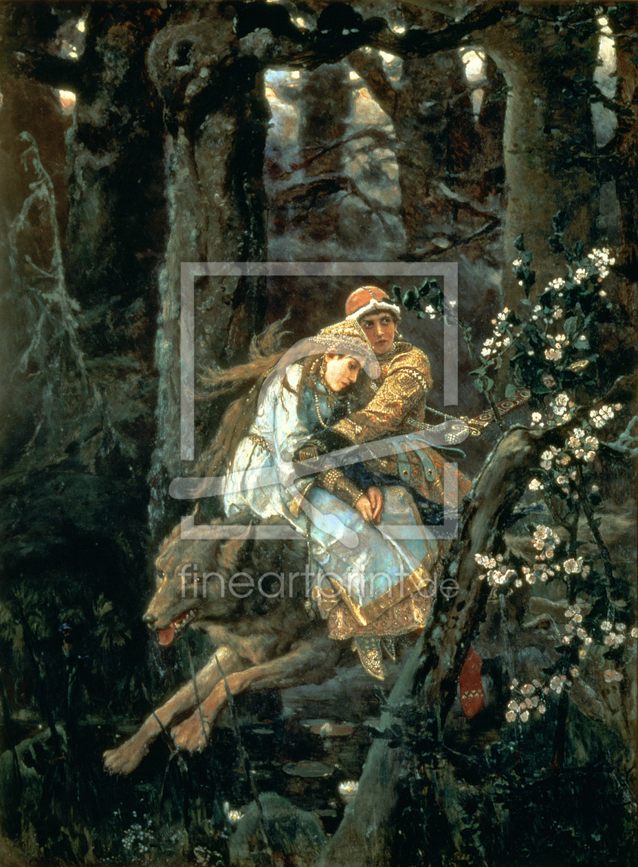Bild-Nr.: 31002694 Prince Ivan on the Grey Wolf, 1889 erstellt von Vasnetsov, Victor Mikhailovich