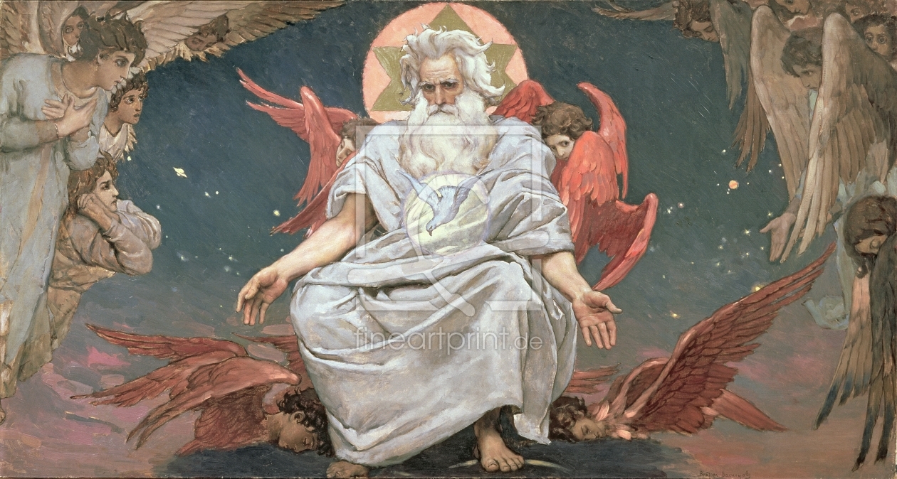 Bild-Nr.: 31002698 Savaoph, God the Father, 1885-96 erstellt von Vasnetsov, Victor Mikhailovich