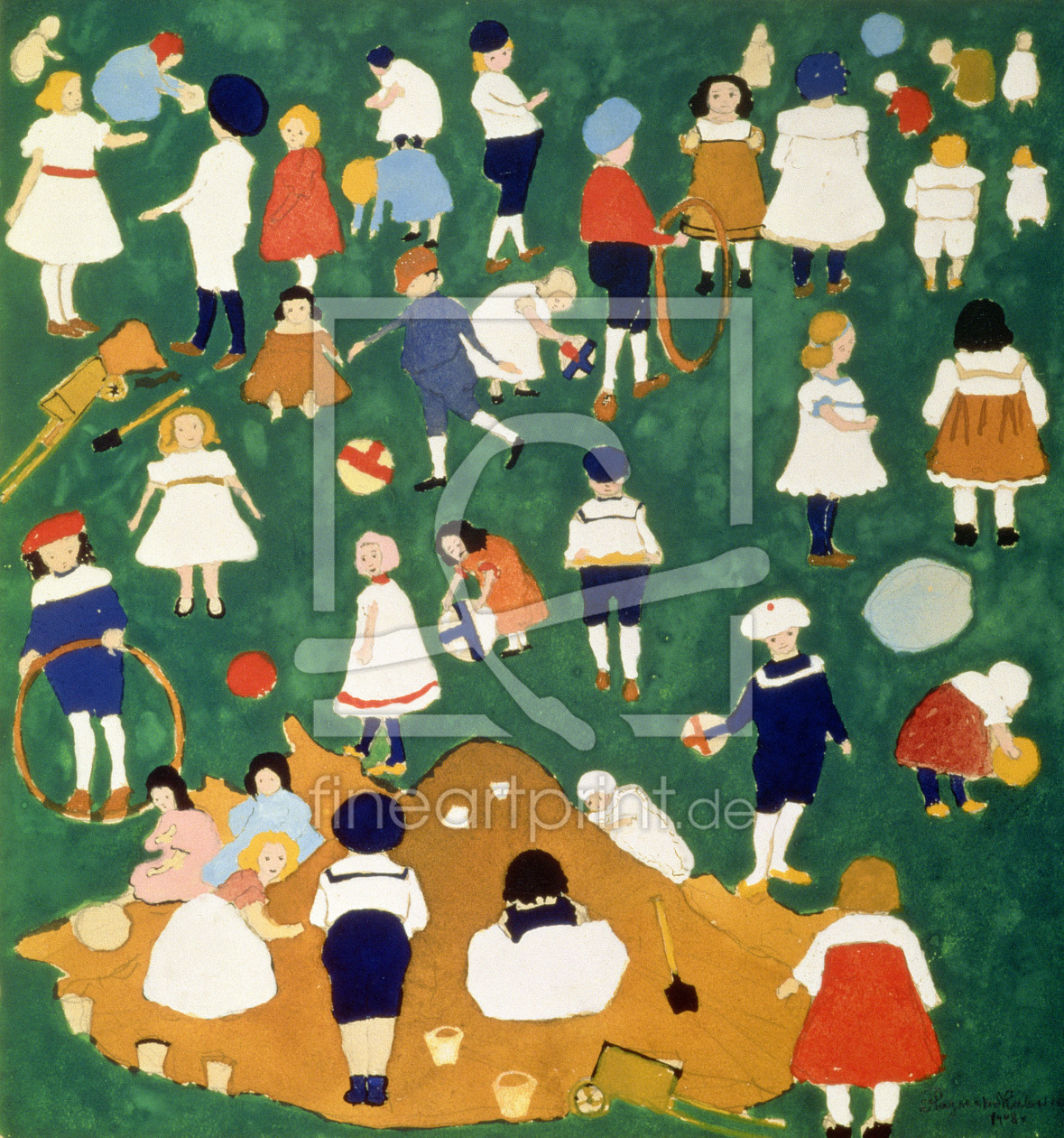Bild-Nr.: 31002751 Children, 1908 erstellt von Malevich, Kazimir Severinovich