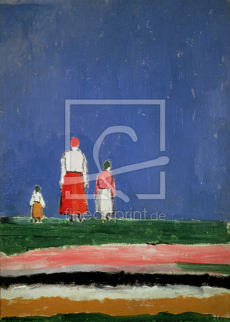 Bild-Nr.: 31002753 Three Figures, 1913-28 erstellt von Malevich, Kazimir Severinovich