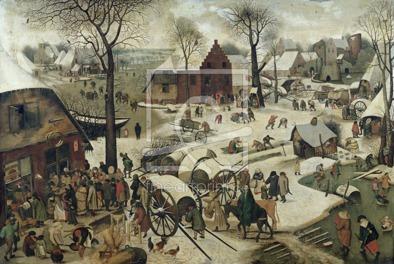 Bild-Nr.: 31002840 The Census at Bethlehem erstellt von Bruegel, Pieter the Elder