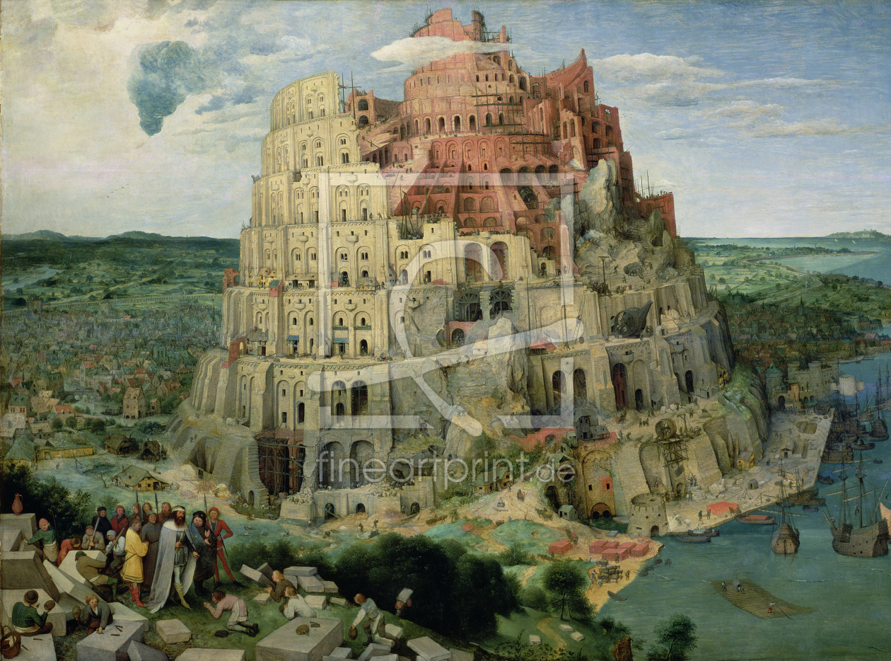 Bild-Nr.: 31002843 Tower of Babel, 1563 erstellt von Bruegel, Pieter the Elder
