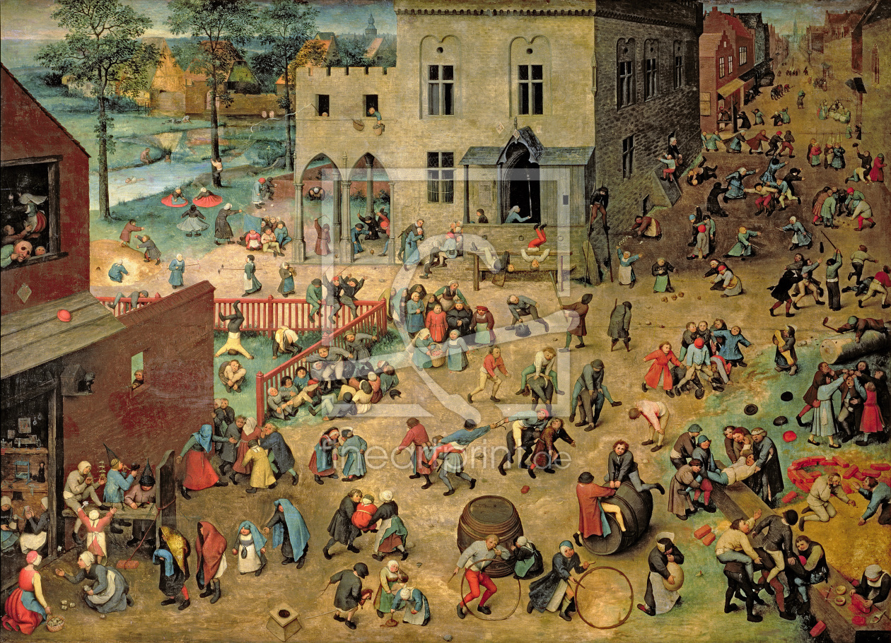 Bild-Nr.: 31002844 Children's Games , 1560 erstellt von Bruegel, Pieter the Elder