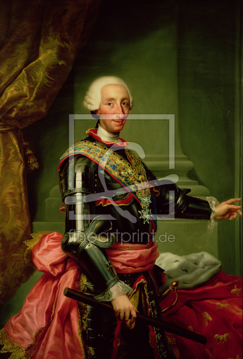 Bild-Nr.: 31002849 Portrait of Charles III c.1761 erstellt von Mengs, Anton Raphael