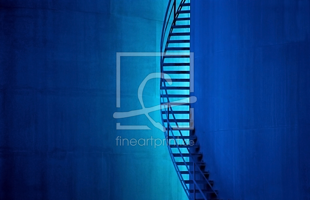 Bild-Nr.: 9485048 blaue Treppe erstellt von danielschoenen