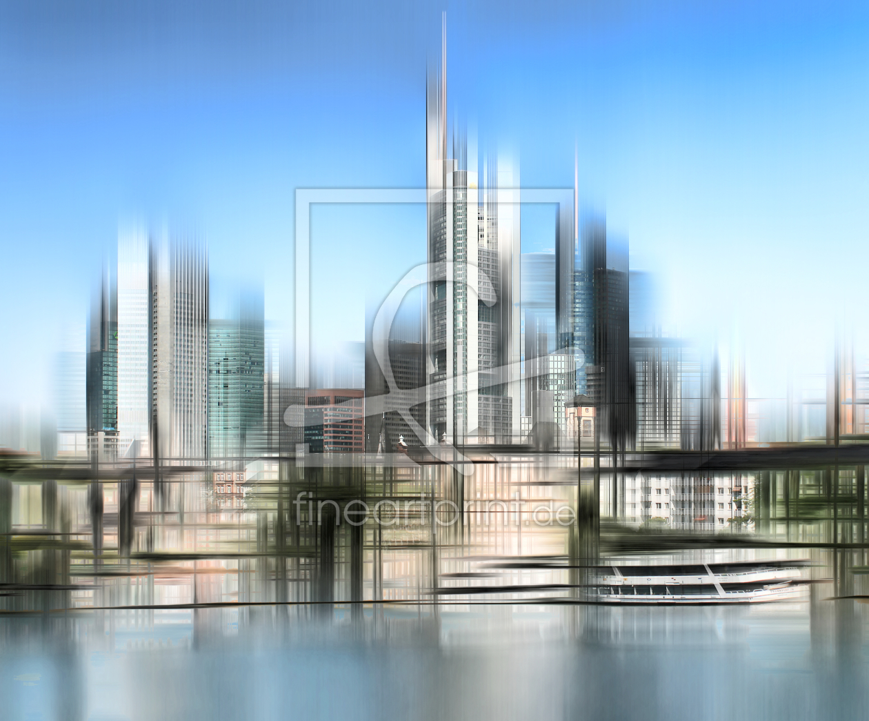 Bild-Nr.: 9837162 Skyline Frankfurt erstellt von Galerie-Fotoeffekt