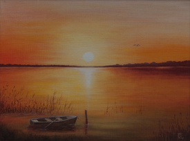 Abendstimmung am See/9625036