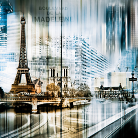 Paris Skyline Abstrakte Collage/10569322