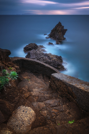 Madeira Santa Cruz Küste am Morgen/12045577