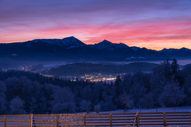 Sonnenuntergang in den Chiemgauer Alpen/12709641