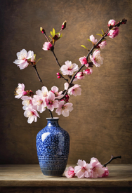 Kirschblüten in Vase KI/12814038