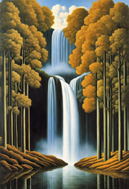 Wasserfall im Regenwald/12817445